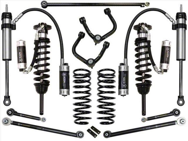 ICON Vehicle Dynamics 0 to 3.50-Inch Suspension Lift System with Tubular Upper Control Arms; Stage 7 (03-09 4Runner)
