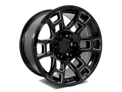 Factory Style Wheels 2021 Flow Forged 4TR Pro Style Gloss Black Milled 6-Lug Wheel; 20x9; -12mm Offset (10-24 4Runner)