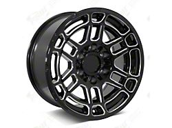 Factory Style Wheels 2022 Tac Pro Style Gloss Black Milled 6-Lug Wheel; 20x9; 0mm Offset (22-23 Tundra)