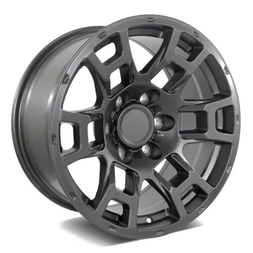 Factory Style Wheels 2021 Flow Forged 4TR Pro Style Gunmetal 6-Lug Wheel; 17x8.5; -10mm Offset (03-09 4Runner)