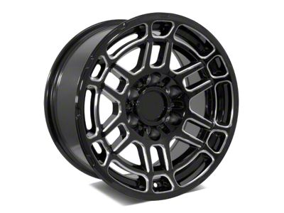 Factory Style Wheels 2022 Tac Pro Style Gloss Black Milled 6-Lug Wheel; 16x8; 0mm Offset (05-15 Tacoma)