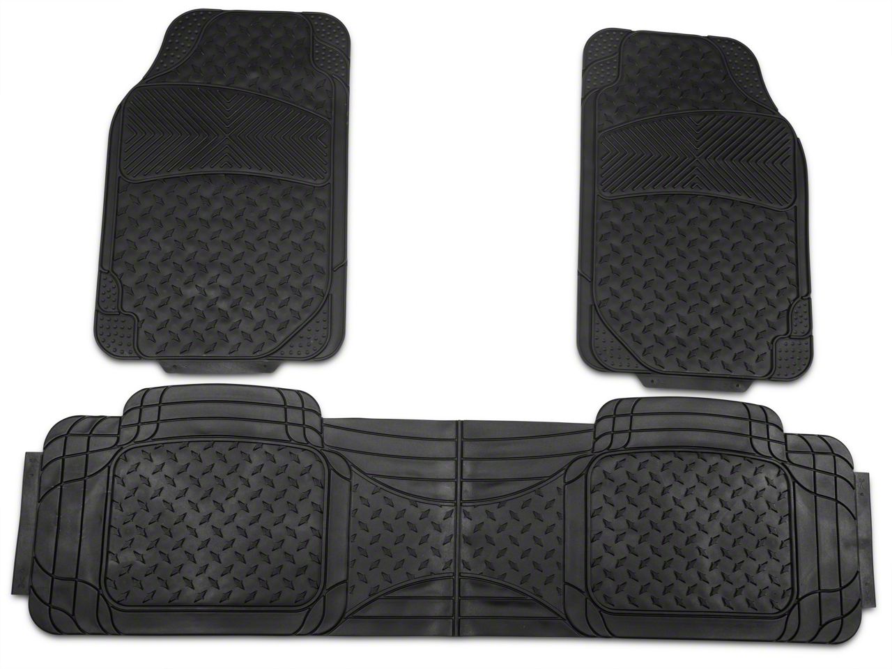 RedRock Toyota 4Runner AllWeather Floor Mat Set with OnePiece Rear