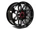 Factory Style Wheels Pro Style Gloss Black Milled 6-Lug Wheel; 17x8; 0mm Offset (05-15 Tacoma)
