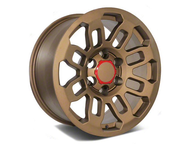 Factory Style Wheels Pro Style Matte Bronze 6-Lug Wheel; 17x8; 0mm Offset (10-23 4Runner)
