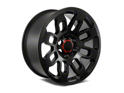 Factory Style Wheels Pro Style Satin Black 6-Lug Wheel; 17x8; 0mm Offset (16-23 Tacoma)