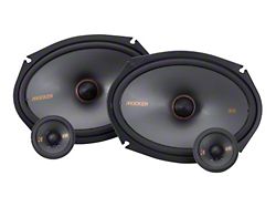 Kicker KS-Series 6x9-Inch Component Speakers (16-23 Tacoma)
