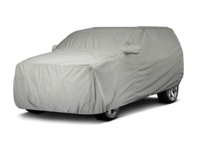 Covercraft Custom Car Covers Polycotton Car Cover; Gray (19-24 4Runner TRD Pro w/ Roof Rack)