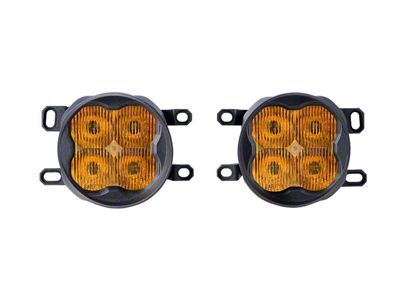Diode Dynamics SS3 Pro ABL Type CGX LED Fog Light Kit; Yellow SAE Fog (10-13 4Runner)