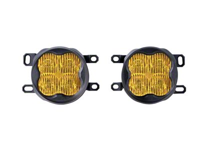 Diode Dynamics SS3 Sport Type CGX LED Fog Light Kit; Yellow SAE Fog (10-13 4Runner)