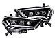 GTR Lighting Carbide LED Headlights with Amber Side Markers; Black Housing; Clear Lens (21-24 4Runner w/ Factory LED Low/LED High Beam Headlights)