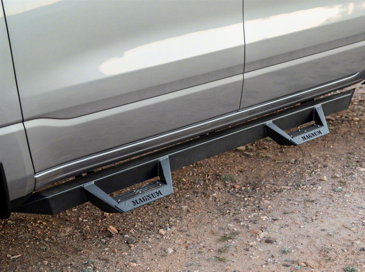 Raptor Series Toyota 4-Runner RT Drop Side Step Bars; Black Textured ...