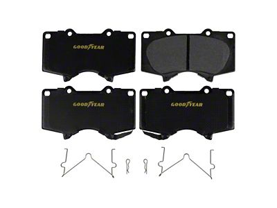 Goodyear Brakes Truck and SUV Carbon Ceramic Brake Pads; Front Pair (03-23 4Runner)