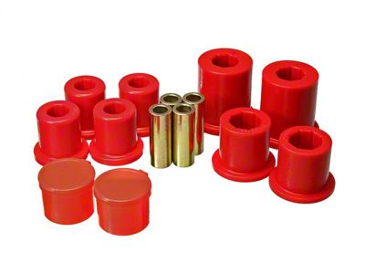 Front Control Arm Bushings; Red (10-24 4Runner)