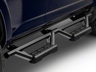 Octagon Tube Drop Style Nerf Side Step Bars; Black (10-23 4Runner Trail; 14-23 4Runner SR5, TRD Off Road)