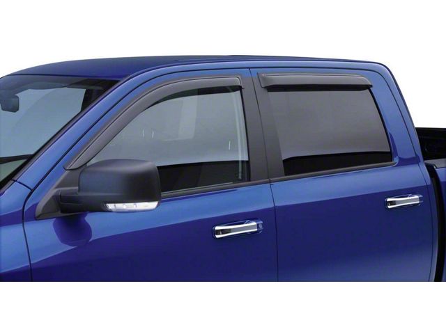 Tape-On Rain Guards; Front and Rear; Smoke (03-09 4Runner)