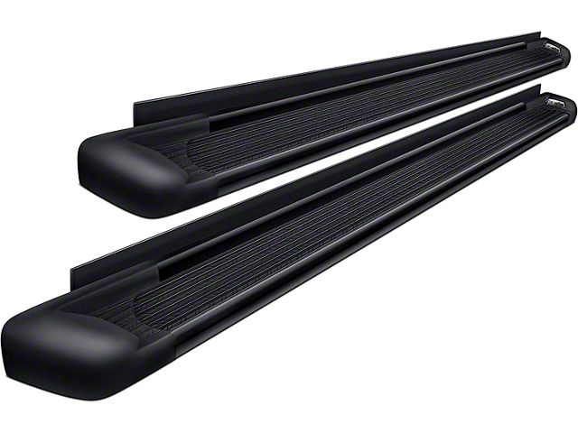 SG6 LED Running Boards without Mounting Kit; Black (03-24 4Runner)