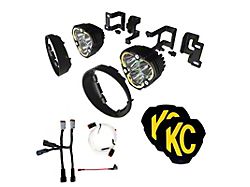 KC HiLiTES FLEX ERA 3 Fog Light Kit; Spot Beam (12-23 Tacoma)