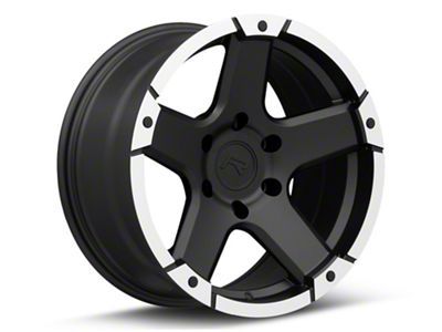 Rovos Wheels Danakil Satin Black 6-Lug Wheel; 17x8.5; 0mm Offset (03-09 4Runner)