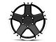 Rovos Wheels Danakil Satin Black 6-Lug Wheel; 17x8.5; 0mm Offset (03-09 4Runner)