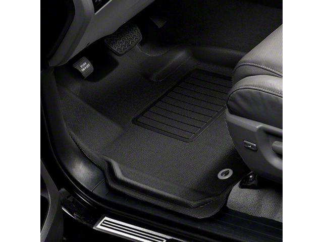 3D MAXpider KAGU Series All-Weather Custom Fit Front and Rear Floor Liners; Black (14-24 4Runner w/o Third Row Seats)