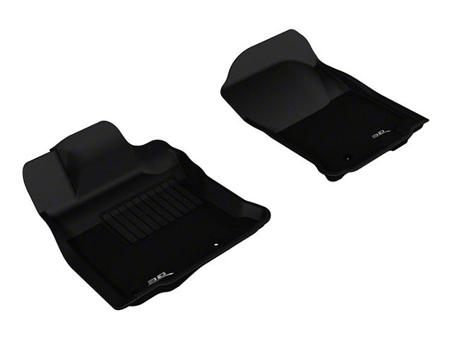 3D MAXpider KAGU Series All-Weather Custom Fit Front Floor Liners; Black (13-24 4Runner)