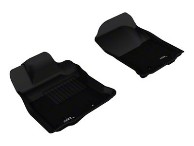 3D MAXpider KAGU Series All-Weather Custom Fit Front Floor Liners; Black (13-23 4Runner)