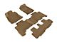 3D MAXpider KAGU Series All-Weather Custom Fit Front, Rear and Third Row Floor Liners; Tan (13-24 4Runner w/ Third Row Seats)