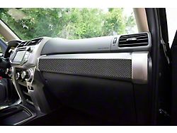 Glove Box Handle Accent Trim; Raw Carbon Fiber (14-23 4Runner)