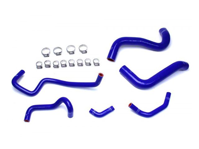 HPS Silicone Radiator and Heater Coolant Hose Kit; Blue (03-09 4.7L 4Runner)