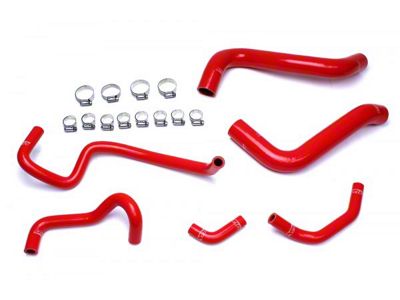 HPS Silicone Radiator and Heater Coolant Hose Kit; Red (03-09 4.7L 4Runner)
