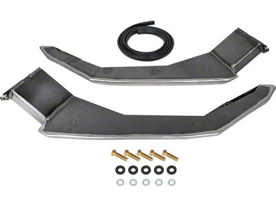 Low Profile Front Bumper Side Supports; Bare (14-24 4Runner)