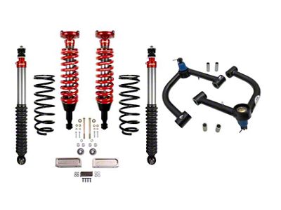 Toytec 2 to 3-Inch 2.0 Aluma Series Suspension Lift System with Shocks and Ball Joint Upper Control Arms (03-09 4Runner)