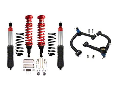 Toytec 2 to 3-Inch 2.0 Aluma Series Suspension Lift System with Shocks and Ball Joint Upper Control Arms (10-24 4Runner w/o KDSS System)