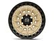 Black Rhino Barrage Desert Sand on Matte Black 6-Lug Wheel; 17x8.5; -10mm Offset (10-24 4Runner)