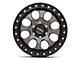 KMC Riot SBL Anthracite with Satin Black Lip 6-Lug Wheel; 17x8.5; 10mm Offset (10-24 4Runner)