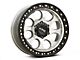 KMC Riot SBL Machined with Satin Black Lip 6-Lug Wheel; 17x9; -12mm Offset (10-24 4Runner)