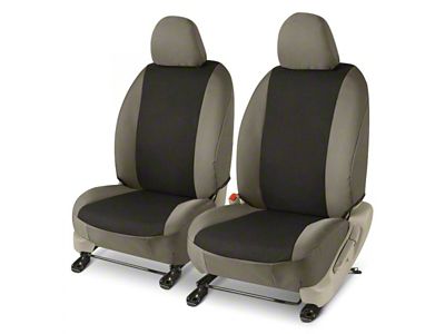 Covercraft Precision Fit Seat Covers Endura Custom Front Row Seat Covers; Black/Charcoal (03-09 4Runner)