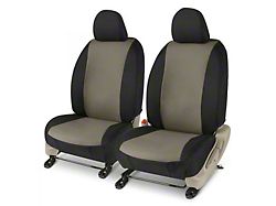 Covercraft Precision Fit Seat Covers Endura Custom Front Row Seat Covers; Charcoal/Black (10-24 4Runner)