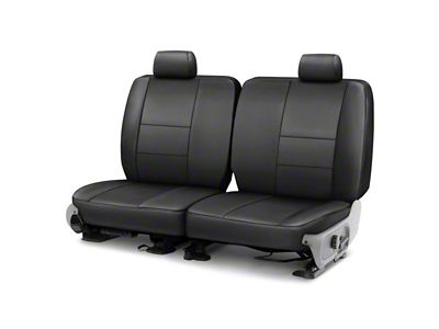 Covercraft Precision Fit Seat Covers Leatherette Custom Third Row Seat Cover; Black (10-24 4Runner w/ Third Row Seats)