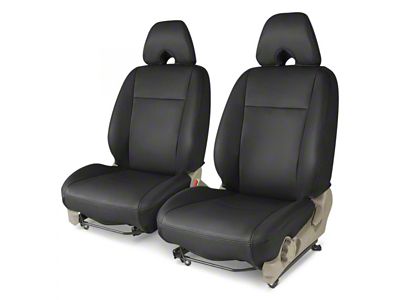 Covercraft Precision Fit Seat Covers Leatherette Custom Third Row Seat Cover; Black (04-09 4Runner w/ Third Row Seats)