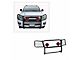 Grille Guard with 7-Inch Red Round LED Lights; Black (03-09 4Runner)