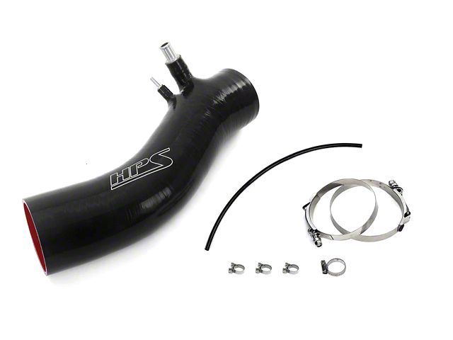 HPS Silicone Post MAF Air Intake Hose Kit; Black (10-24 4.0L 4Runner)