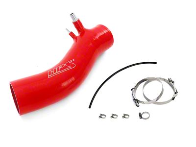 HPS Silicone Post MAF Air Intake Hose Kit; Red (10-24 4.0L 4Runner)