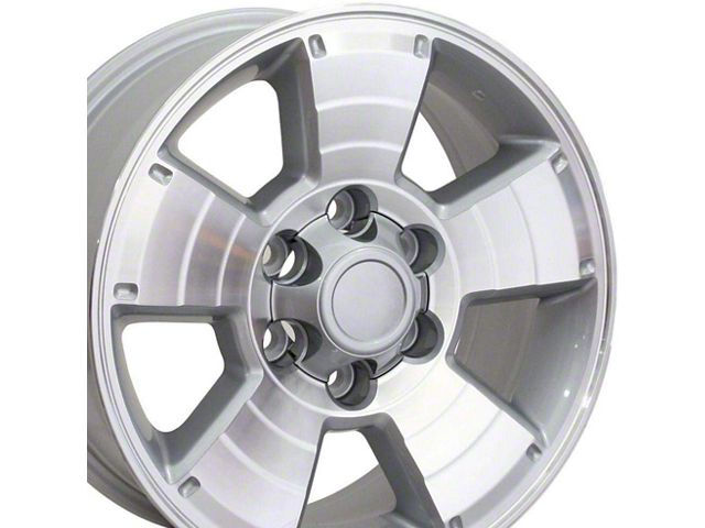 TY09 Silver 6-Lug Wheel; 17x7.5; 30mm Offset (05-15 Tacoma)
