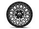 Fuel Wheels Rincon Matte Gunmetal with Matte Black Lip 6-Lug Wheel; 17x9; 1mm Offset (10-24 4Runner)