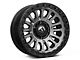 Fuel Wheels Rincon Matte Gunmetal with Matte Black Lip 6-Lug Wheel; 17x9; 1mm Offset (10-24 4Runner)