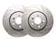 SP Performance Diamond Slot 6-Lug Rotors with Silver ZRC Coated; Front Pair (03-09 4Runner w/ 13.30-Inch Front Rotors)