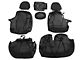 Rough Country Neoprene Front and Rear Seat Covers; Black (11-24 4Runner)