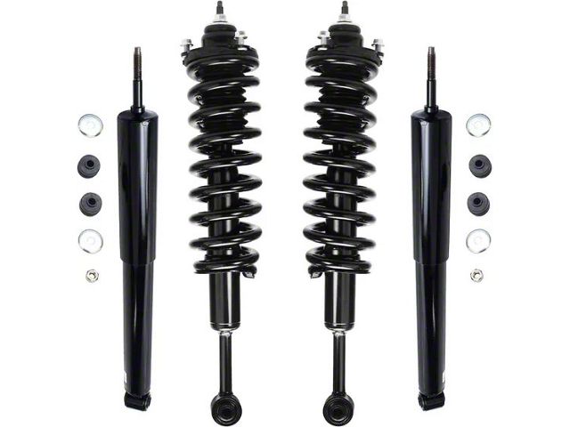 Front Strut and Spring Assemblies with Rear Shocks (03-24 4Runner w/o KDSS or X-REAS System)