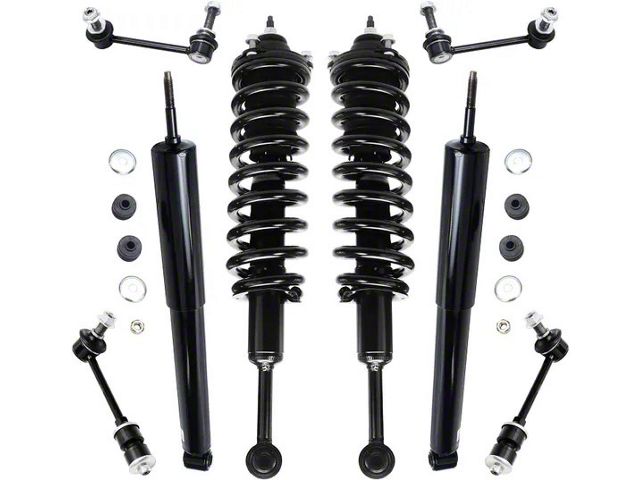 Front Strut and Spring Assemblies with Rear Shocks and Sway Bar Links (03-24 4Runner w/o KDSS or X-REAS System)